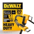 thumbnail image 1 of Cable de carga DEWALT Heavy Duty USB C, 6 m, 60 W, extra largo, 1 of 9
