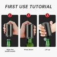 thumbnail image 5 of Automatic Bottle Opener Bottle Cap Opener, Down-Pop Off Beer Bottle Opener with Magnetic Cap Catcher, Cool Bartender Tools, 5 of 5