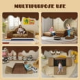 thumbnail image 5 of 8PCS Modular Kids Play Couch, Couch Kids  Sofa Couch for Playroom Bedroom Living Rooms for Boys and Girls, Toddler Couch, 5 of 7
