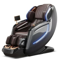 SL Track 4D Smart Massage Chair with AI Body Scanning, Zero Gravity, Heated Back & Legs, Bluetooth Speakers – Full Body Air Compression for Home Spa Relaxation
