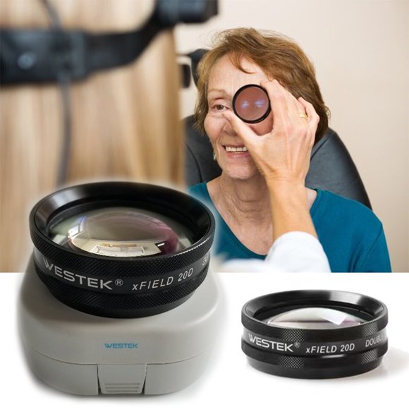 78D Ophthalmic Slit Lamp Examination Diagnostic Fundus Aspheric Retina Lens With Plastic Box