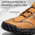 thumbnail image 5 of Mens Shoes, Men's  Comfortable Handmade Leather Boots Wide, Outdoor Waterproof,Casual Roman Leather Boots, 5 of 9