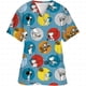thumbnail image 2 of Uniforme de enfermería de dibujos animados, camisetas con estampado de Snoopy, uniforme de enfermera, moda para mujer, cuello en V, bolsillo, uniformes médicos, ropa de trabajo, 2 of 4