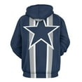 thumbnail image 3 of Football Cowboys 3D Print Hoodie Men Women Autumn Thin Pullover Sweatshirt Vintage Streetwear Tops, 3 of 6