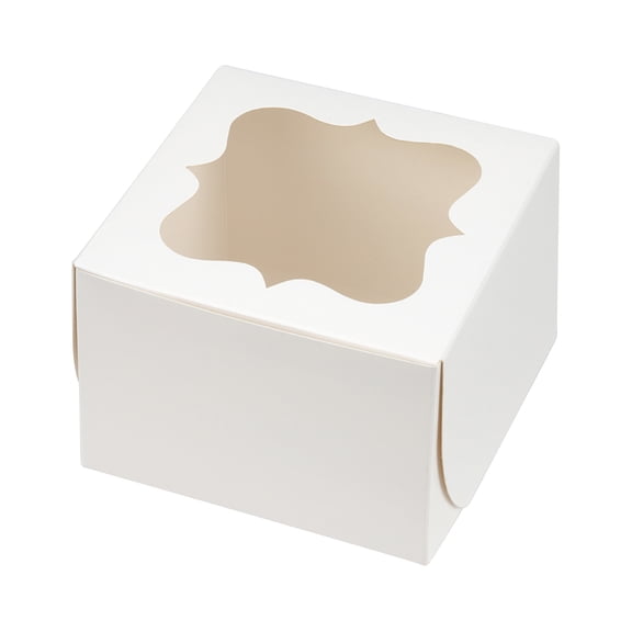 12 Packs: 5 ct. (60 total) 5" White Window Treat Boxes by Makery