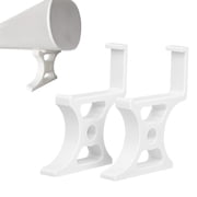 Stand Compatible with Sonos Arc Soundbar, Desktop Speaker Mount Holder with Stable Base, Space Saving Audio Stand for TV Console Home Theater, White