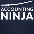 thumbnail image 3 of CafePress - Accounting Ninja T Shirt - Women's Traditional Fit Dark T-Shirt, 3 of 4