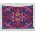 thumbnail image 1 of Paisley Decor Tapestry, Modern Classic Indian Asian Decor with Dots Leaves and Flowers Art Design , Wall Hanging for Bedroom Living Room Dorm Decor, 80W X 60L Inches, Multicolor, by Ambesonne, 1 of 1