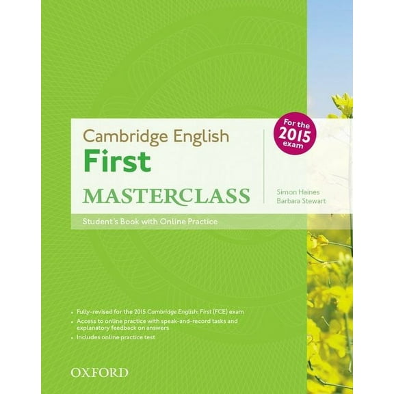 Cambridge English First Masterclass Student Book with Online Practice Test, (Paperback)