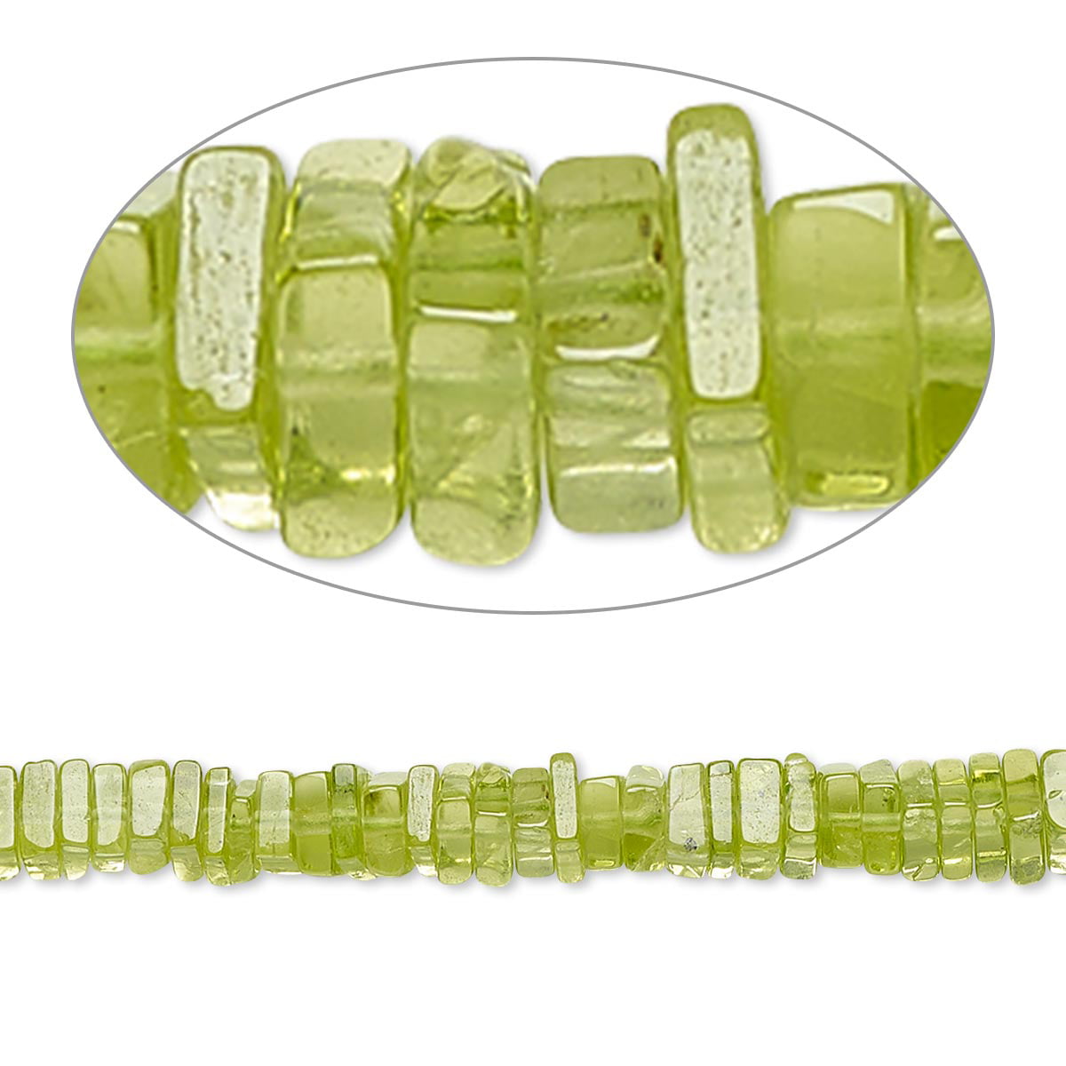 8mm Clear Green Peridot Color 10 Strands 25 Beads Per Strand 250 Beads 