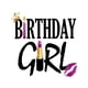thumbnail image 2 of Birthday Girl Letter Print T-shirt, Short Sleeve round Neck Casual Top Summer and Spring, Women's Clothing, 2 of 7