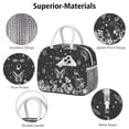 thumbnail image 4 of Lunch Bag Lunch Box for Women Reusable Insulated Lunch Bags,Water-Resistant Gothic Cooler Lunch Tote Bag, Large Capacity for Work Travel Picnic, 4 of 6