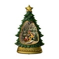 thumbnail image 1 of Caja de música para árbol de Navidad, decoración navideña, manualidades para restaurantes, bodas y cafeterías. Papá Noel, 1 of 9