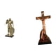 thumbnail image 1 of Figura de escritorio,Figura decorativa de caballero,escultura,artesanía,decoración de escritorio,Estatua católica,Colección religiosa de estatuas de la Virgen María,Figura de la Cruz de, 1 of 8