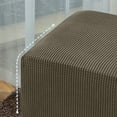 thumbnail image 5 of Stretch Ottoman Cover, Storage Ottoman Slipcovers Rectangle Footstool Protector Covers Removable Washable, 5 of 7
