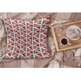 thumbnail image 2 of Watercolor Fluffy Throw Pillow Cushion Cover, Abstract Watermelon Pattern in Triangles Hipster Hand Drawn Tropical, Rectangle Accent Pillow Case, 36" x 16", Coral Pink Turquoise, by Ambesonne, 2 of 5