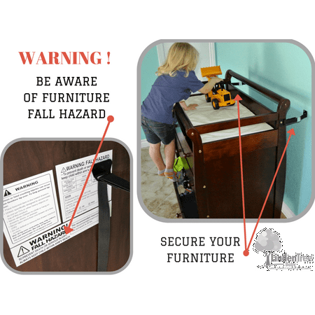 Ultimate Premium Baby Safety Kit. Includes 20.4ft Edge And Corner Guard Protectors 8 pcs Cabinet Locks & 2 Anti-Tip Tv Straps 10 Electric plugs by Linden Tree Baby. EXTRA VALUE BUNDLE. BLACK Color.