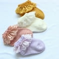 thumbnail image 1 of Thin Infant Baby Girl Kid Sock Frilly Lace Socks Ankle Summer Sock Princess Socks, 1 of 4