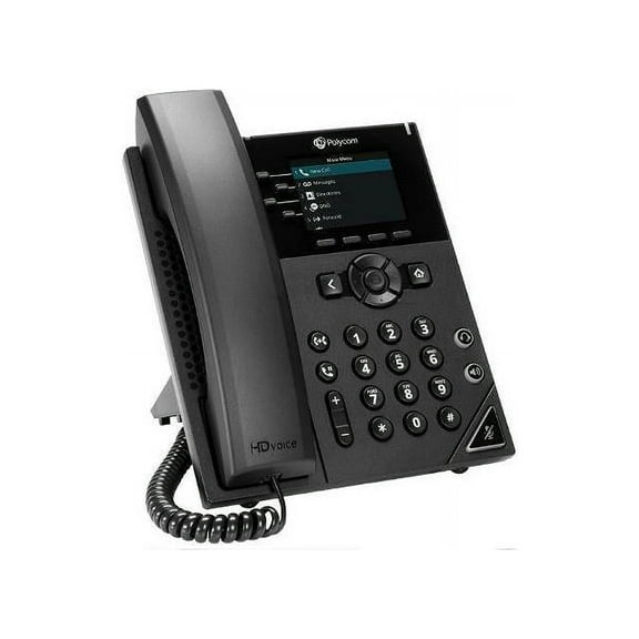 Poly 2200-48820-025 VVX 250 PoE Enabled Ethernet Desk Top Phone