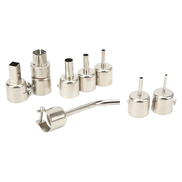 Kit de Boquillas de Acero Inoxidable Bling Bling para Pistola de Calor 8 Piezas