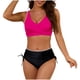 thumbnail image 2 of Traje de baño de dos piezas para mujer, tankini, bikini dividido con tirantes ajustables, tankini, traje de baño de dos piezas para mujer, tankinis, trajes de baño de dos piezas para mujer, trajes de, 2 of 6