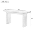 thumbnail image 7 of EUROCO 59.1" Wood Console Table,Modern Entryway Table Narrow Long Sofa Table Behind Couch Table for Living Room,Hallway,Black, 7 of 7