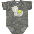 thumbnail image 3 of Inktastic Cute Llama with Colorful Blanket Boys or Girls Baby Bodysuit, 3 of 5