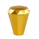 thumbnail image 2 of Perilla de cambio de palanca de transmisión manual BRILLAR Aluminio Universal Oro 6 cm, 2 of 5