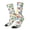 White, variant on Cartoon Labrador Retriever Crew Socks for Men & Women, Breathable Casual Athletic Ankle Socks