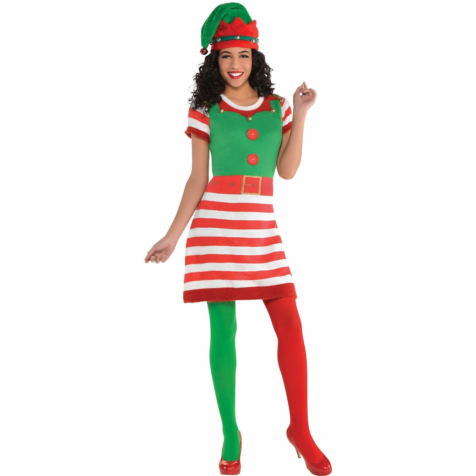 elf sweater dress walmart