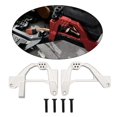 thumbnail image 1 of 2 uds amortiguador de frontal torres soportes reemplazar piezas para Axial SCX6 DIY accesorios todoterreno coche modelo camión Plata Hugo Soportes de torres de choque, 1 of 9