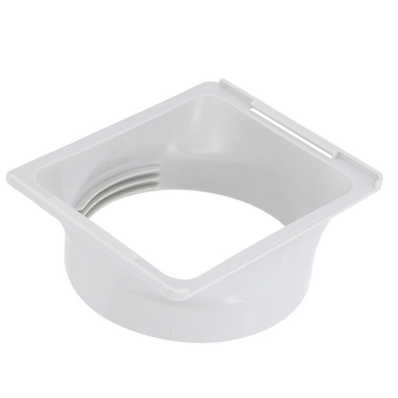 Portable Air Conditioner Exhaust Hose Coupler, Universal ABS Square to Round Coupler Adapter AC Connector for Clockwise and Counter Extending Hose