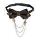 thumbnail image 1 of Choker Collar Punk Necklace With Gear Chain For Girlfriend Comfortable Black Style B---Model code 28978, 1 of 4