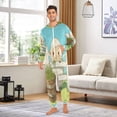 thumbnail image 5 of IAUYY Unisex Adult Onesie Pajamas Ultra-Soft Crystal-Soft Fabric, Halloween Adult Onesie Pajamas Adults,With a Zipper Plus Size Onesie Pajamas, Cute Little Sheep, 5 of 7