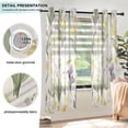 thumbnail image 3 of Yayeee Window Curtains Set of 2 for Living Room Light Filtering 63"x42", Floral Rabbit, 3 of 7