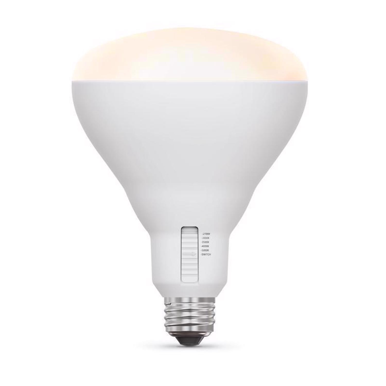 Feit BR40 E26 (Medium) LED Floodlight Bulb Soft White 65 Watt Equivalence 2 pk