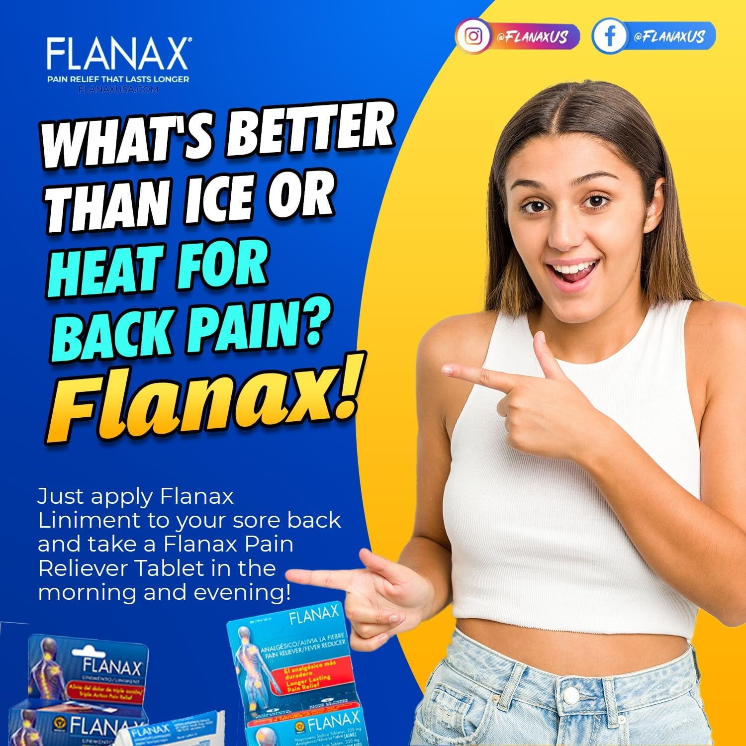 Flanax Pain Reliever/Fever Reducer Tablets, 24 Tablets