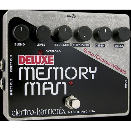 Electro Harmonix Deluxe Memory Man w/ Power Supply 550mS Delay/Chorus/Vibrato Part Number: