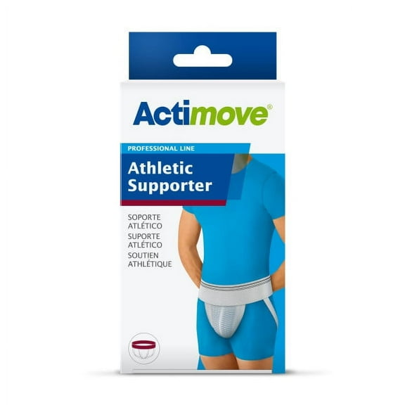 Actimove Athletic Supporter White Small (28" - 32")