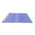 thumbnail image 2 of Ahgly Company Machine Washable Indoor Rectangle Abstract Blue Modern Area Rugs, 4' x 6', 2 of 4