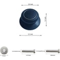 thumbnail image 2 of GFDYREE 4 Pack Pot Lid Top Replacement Knob -Heat Resistant, Pot Top Knob Replacement, Pot Knobs, Replacement Knobs for Pot Lids, Pot Lid Replacement Knob, Lid Handle Replacement-Black, 2 of 7