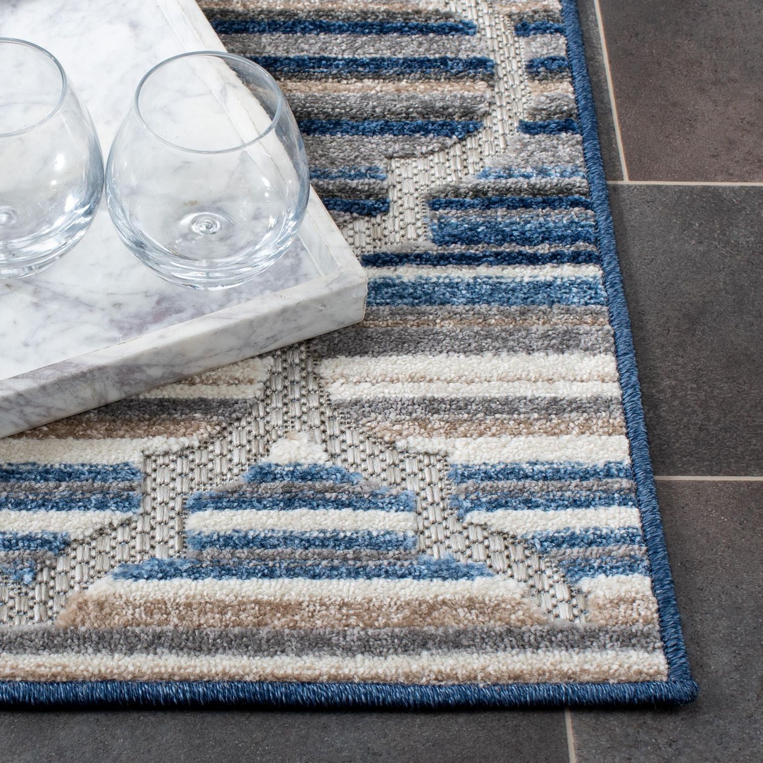 Safavieh Cabana Rorie Geometric Outdoor Area Rug