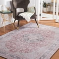 thumbnail image 4 of SAFAVIEH Tucson Stacy Traditional Machine Washable Area Rug, 5' x 8', Rust/Sage, 4 of 15