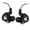 Black, variant on QKZ AK6 aming Earbuds with Mic,Universal 3.5mm HiFi Sport Headphones in Ear Earphone for Running with Microphone Headset Music Earbuds (with mic, Purple)