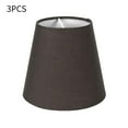 thumbnail image 2 of 3Pcs Lamp Shades Fabric Craft Bubble Lampshade for Table Lamp Shade Table Floor Light Hanging Lighting, Brown, 2 of 9