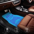 thumbnail image 4 of ZICANCN Waterproof Car Floor Mats Full Set, Eat Sleep Game Repeat Cartoon Retro Blue Print Automotive Carpet Mats for Vehicle Trucks Suv Jeep, 4 Pieces, 4 of 6