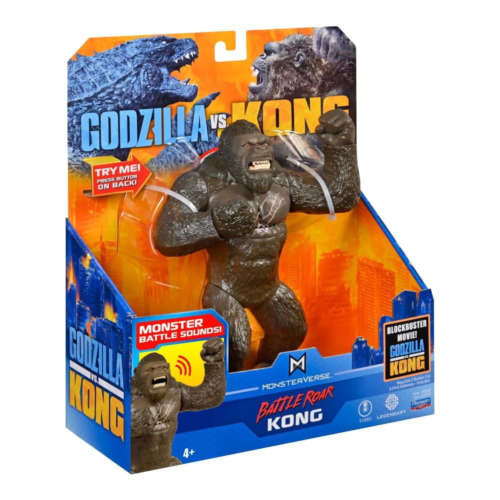 Godzilla vs Kong Battle Roar - Figurine Kong 7" pouces
