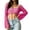 15#Hot Pink, variant on Womens Fishnet Crochet Crop Top Long Sleeve See Through Hollow Out Mesh Bikini Cover Ups Hot Pink M