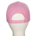thumbnail image 4 of Classic 3D Raised Initial Letters A to Z Structured Baseball Hat Cap Adjustable, Pink Hat White Black Letter M, 4 of 4
