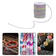 thumbnail image 4 of Elastic Cord, Beading Threads, Rainbow Color String Cord, Fabric Crafting String For Bracelet, 4 of 5